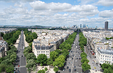 Arc the Triumph Paris view